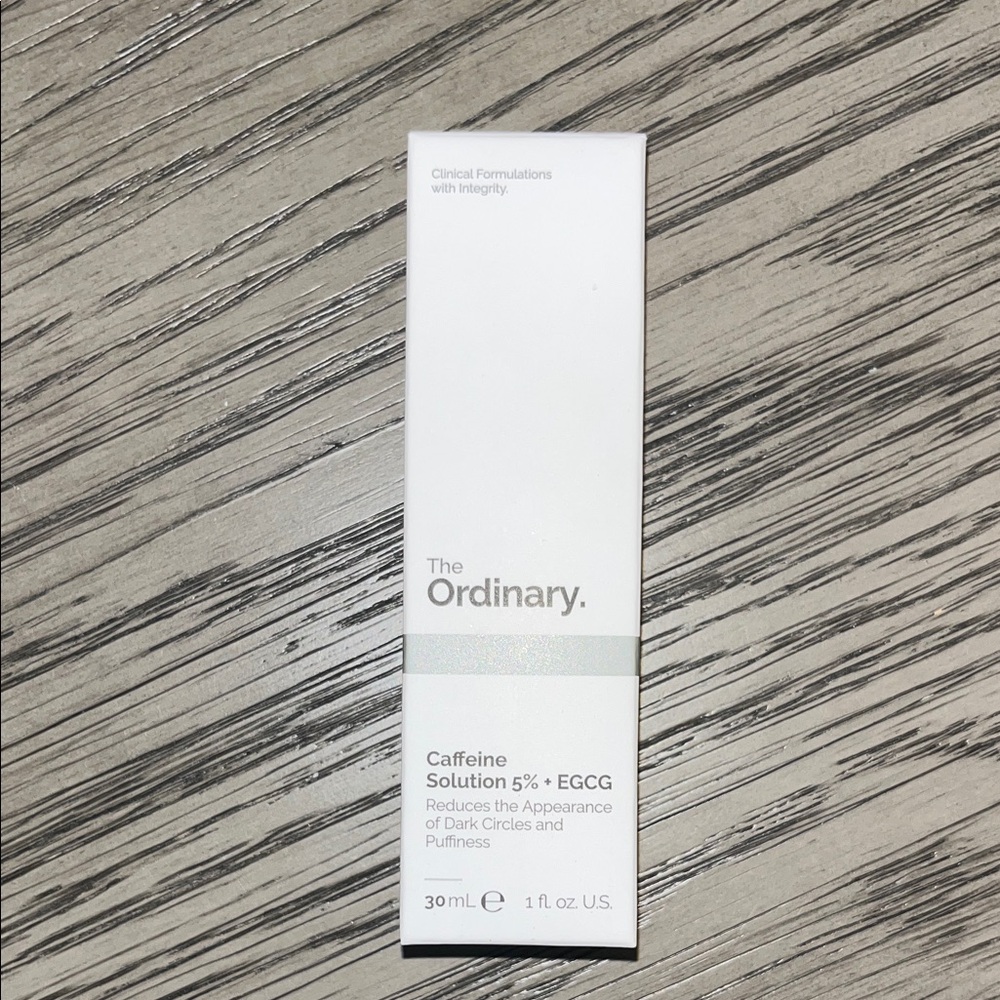The Ordinary Caffeine Solution 5% + EGCG - White and Gray